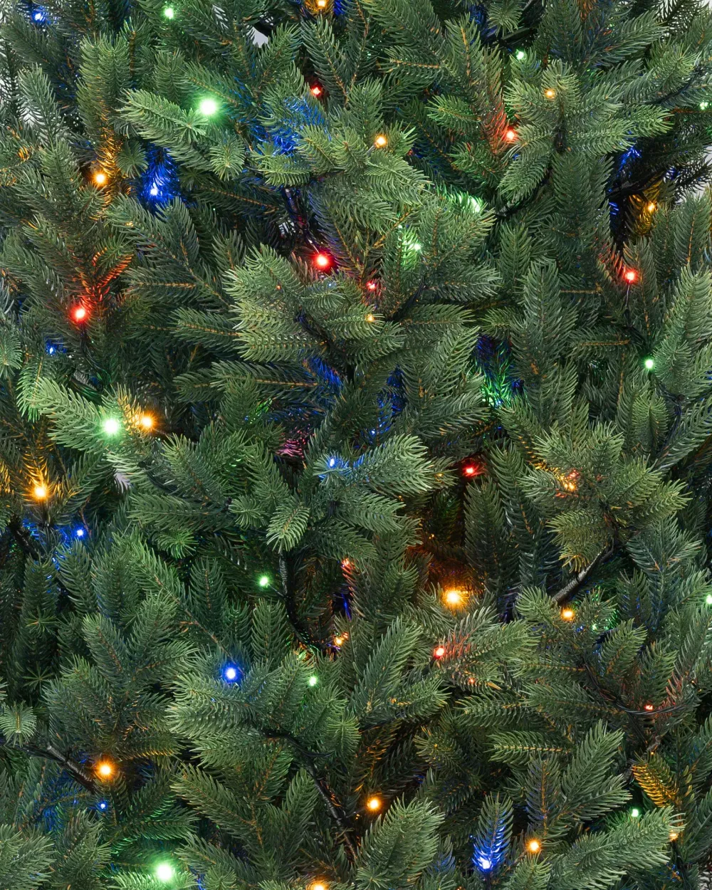 Елка с гирляндой 2в1 «Торжественная» (Литая хвоя) 270 см / 2,7 м