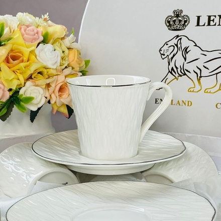 Lenardi 118-120 Кофейный набор 12пр. 110мл в под.уп.(х6)Фарфор