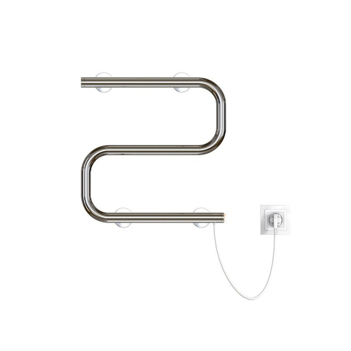 Полотенцесушитель MIXLINE SIMPLE S 40x40 (кнопочный выкл, 100 Вт)