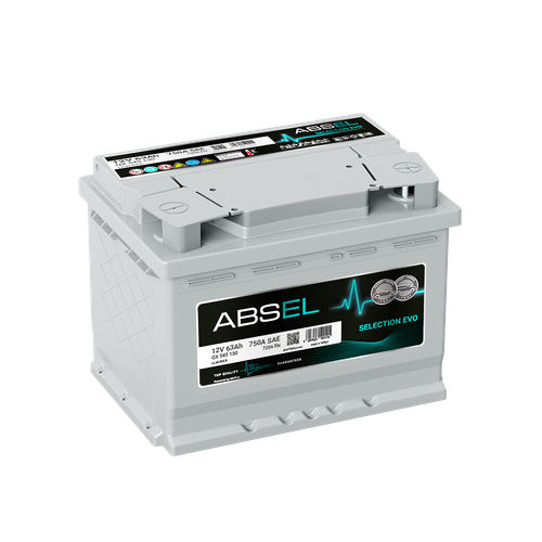 Аккумулятор 6СТ-75 А.ч., о.п.,  ABSEL SELECTION EVO  (278x175x190)