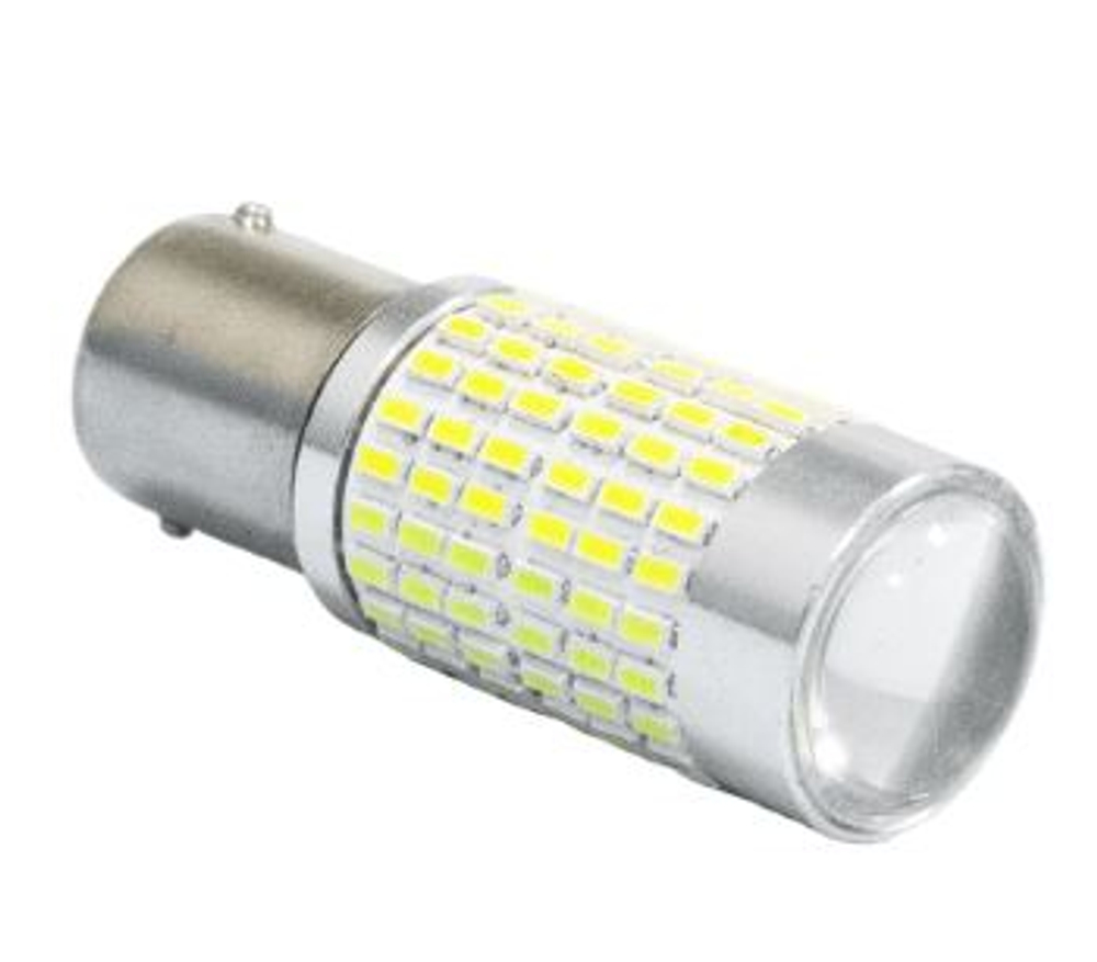 Светодиод 12V T25  144SMD WHITE LENS 7.5W (1конт) 18+126смд GS0005