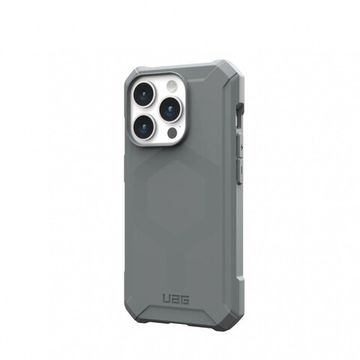 Чехол с поддержкой MAGSAFE  UAG Essential Armor для iPhone 15 Pro MAX 6.7", цвет серебро (Silver)