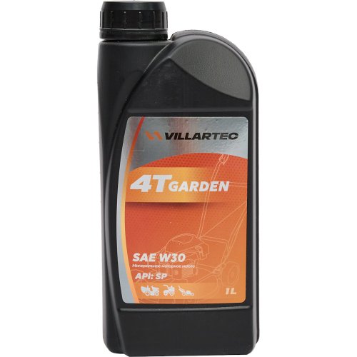 Масло моторное VILLARTEC 4T Garden (SAE W30) 1 л