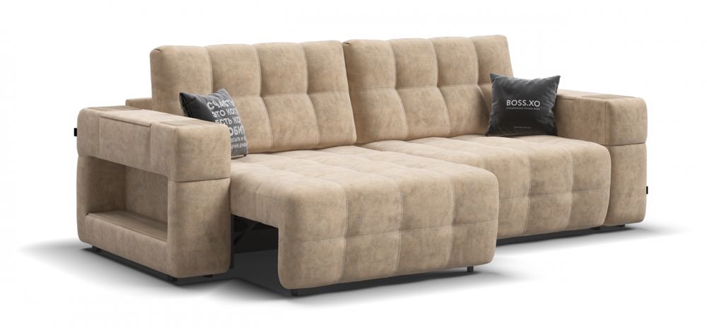 Диван Босс ХО Велюр Роял шампань