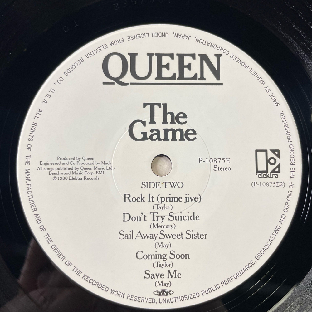 Винтажная виниловая пластинка LP Queen The Game (Япония 1980) (Оби)