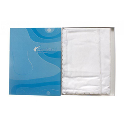 Скатерть 150x180 и 6 салфеток Confestyl Iris 601 белые Италия фото