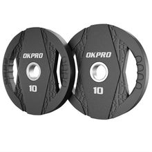 Диск олимпийский обрезиненный 15 кг OKPRO