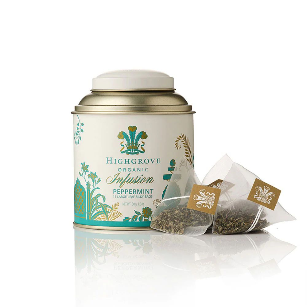 Fortnum&Mason Органический мятный настой Highgrove Organic Peppermint Infusion Tin, 30г, 15шт