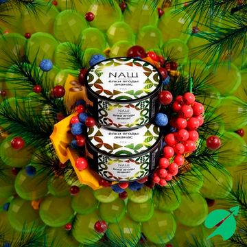 NАШ (ЁЛКИ ЯГОДЫ АНАНАС), 100 гр.