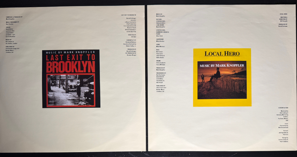 Mark Knopfler ‎– Screenplaying 2LP (Германия 1993г.) Т