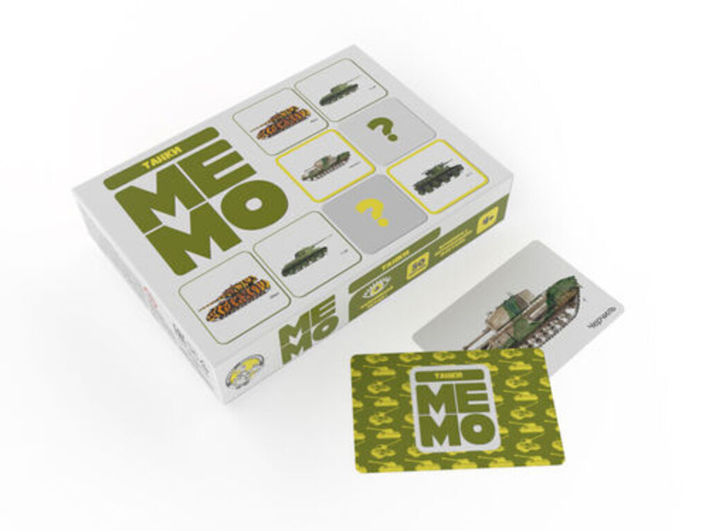 Игра Мемо "Танки" (50 карточек)