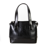 Стильная женская повседневная чёрная сумочка из экокожи Dublecity М-СД-56