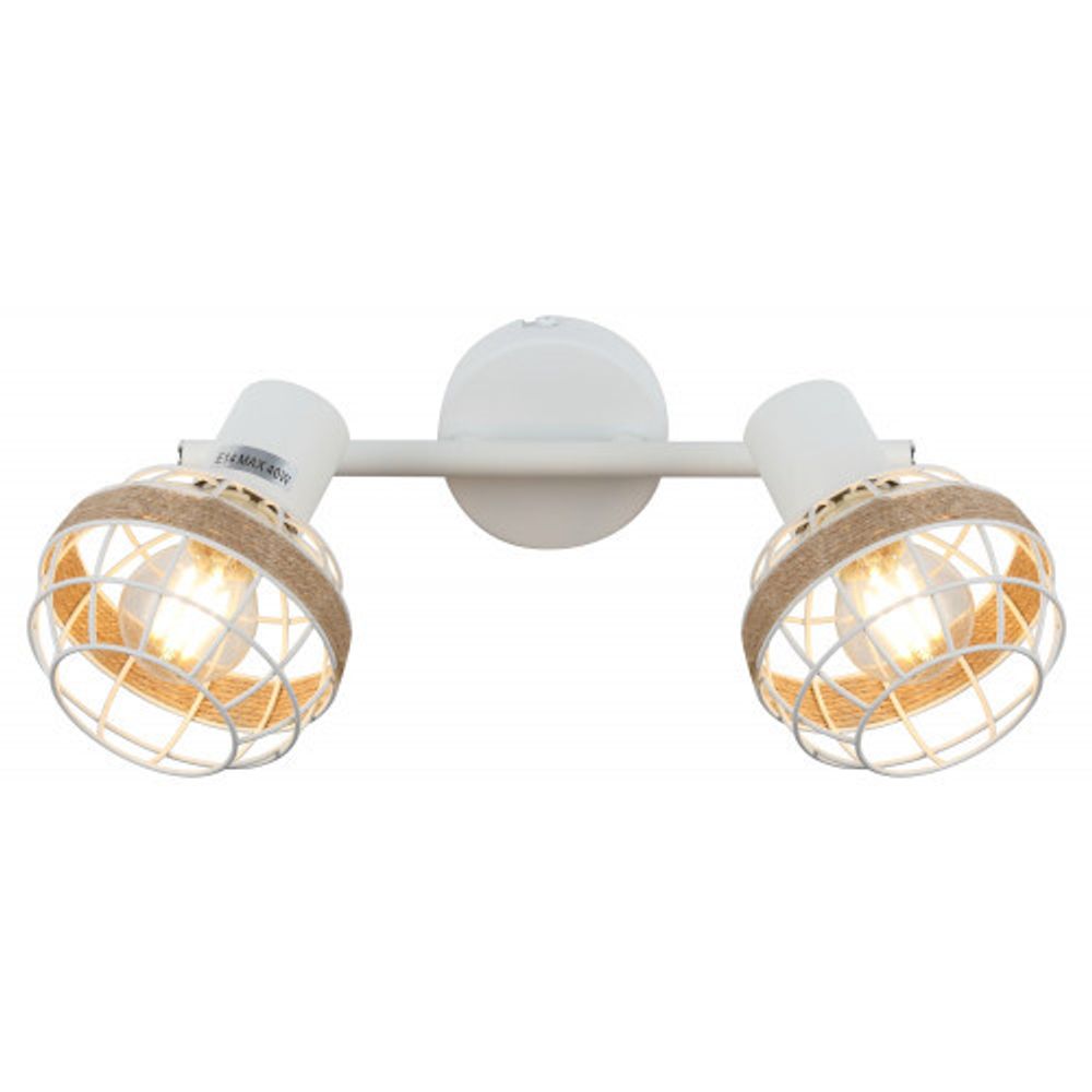 Светильник настенно-потолочный спот Rivoli Anselma 7034-702 2 x E14 40 Вт поворотный