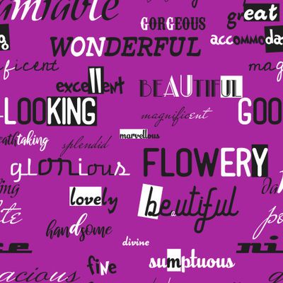 Слова на розовом