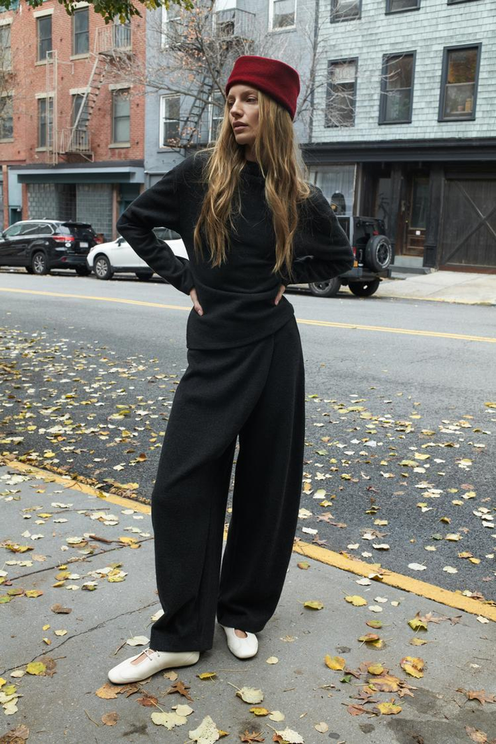 ZARA МЯГКИЙ ТОП СО СБОРКАМИ, СЕРЫЙ