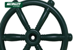 Пластиковый штурвал зеленый