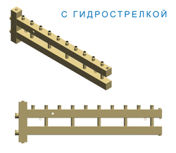 Коллектор котельной разводки