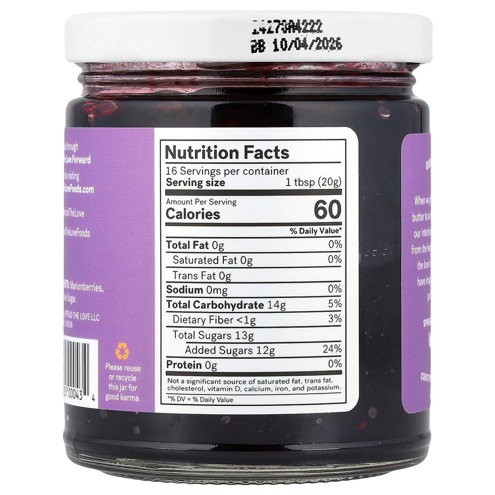 Spread The Love, Артизанский джем из марионетки, 326 г (11,5 унции)