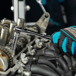 Ключ-трещотка 3/8", CrV, 90 зубьев, усиленный, хром Gross