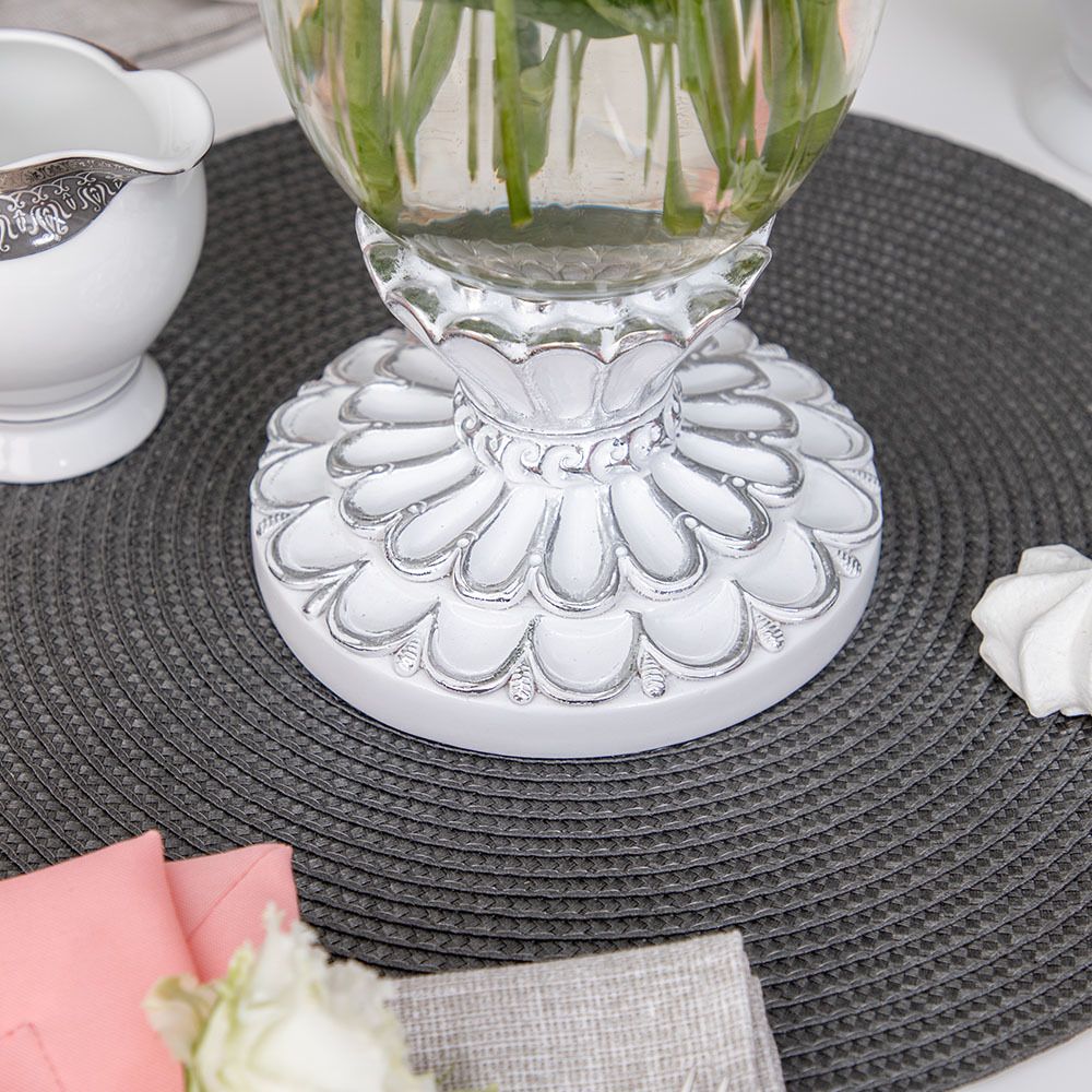 Ваза для цветов Классика Белая