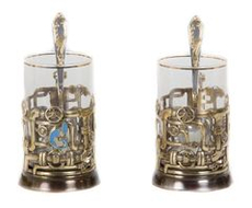 Чайная Пара "Газпром+Трубопровод"  в шкатулке