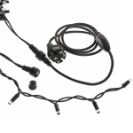 Гирлянда для улицы ЗАНАВЕС «Мерцание» ш2* в3,0 м 480 ламп LED, чёрный провод,1 реж.,IP-65, Белый (возможность соединения)