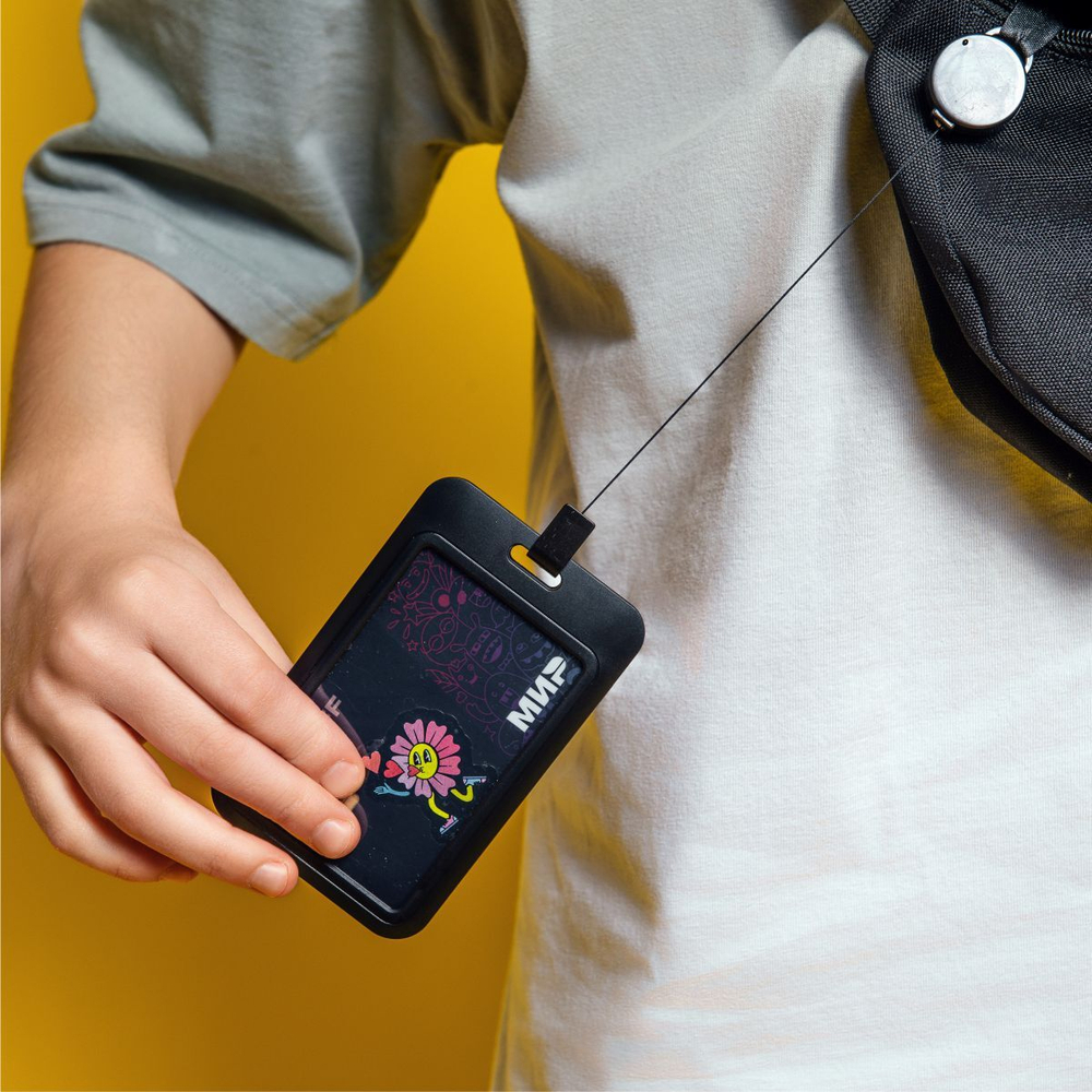 Поясная сумка с держателем для карт. Без принта