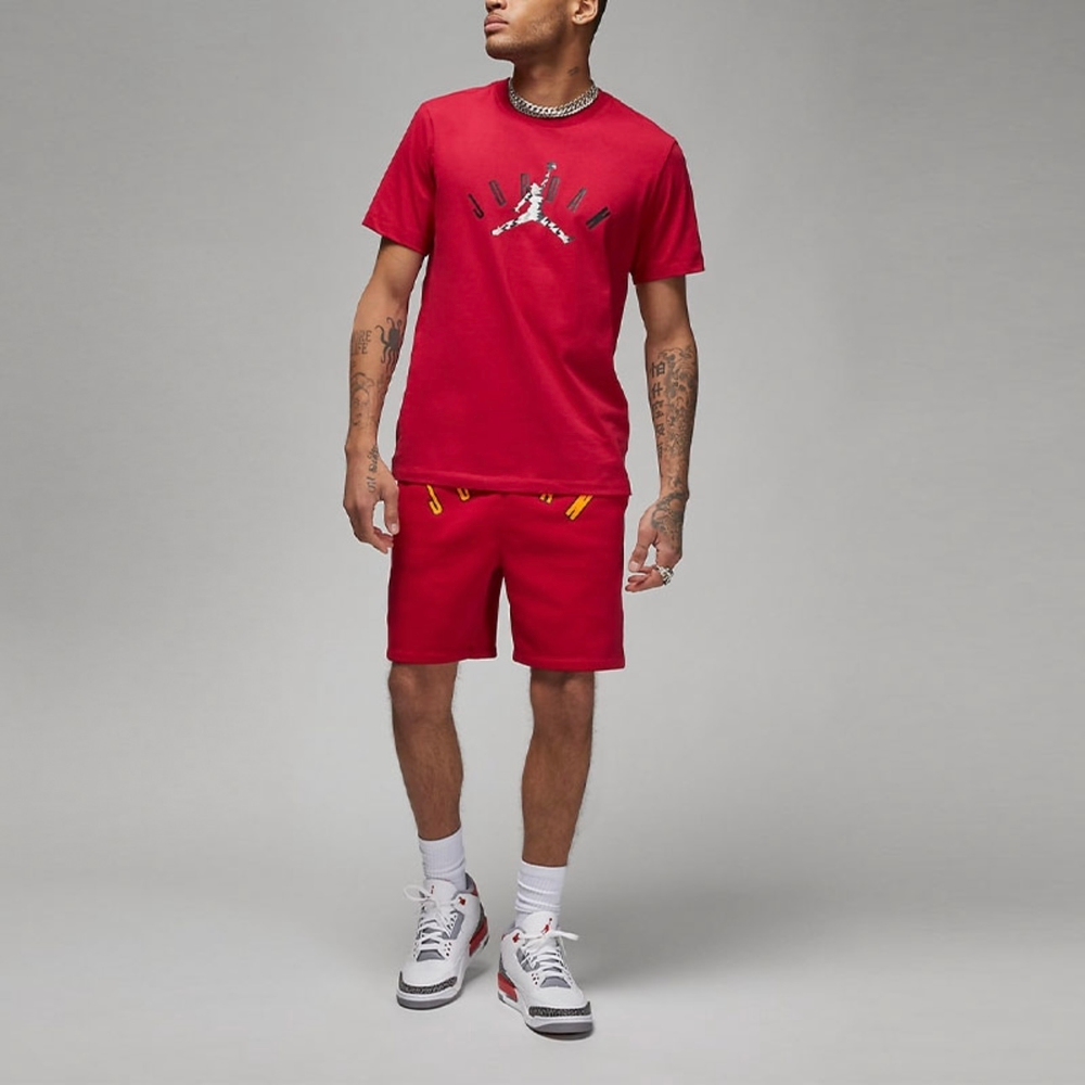 Футболка Air Jordan Flight MVP Logo, красн.