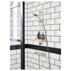 IKEA BROGRUND  (ИКЕА БРОГРУНД)  -  Полка для душа, хром, 25x4 см
