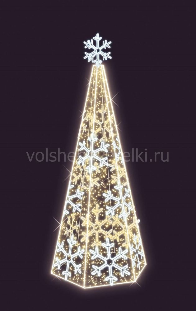 Световая ель 6 м. СК-201-11, Декоис