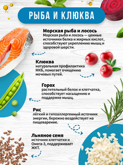 Airi fish and cranberry. Морская рыба и клюква