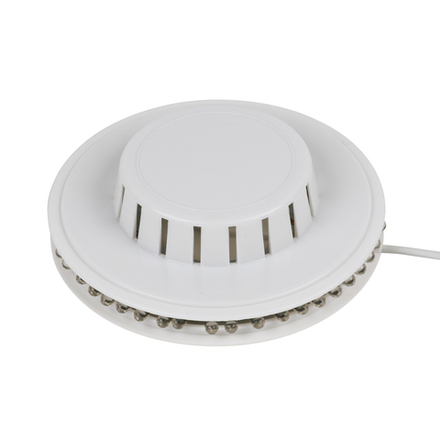 Светодиодный светильник-проектор ULI-Q304 2.5W-RGB WHITE. Напольный. Серия DISCO. многоцветный. Горизонтальная проекция. ТМ VOLPE. Кабель с вилкой. 220В. Цвет корпуса белый.