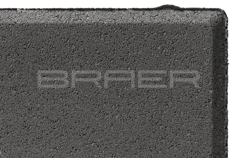 Тротуарная плитка Braer Прямоугольник, Серый, 40 мм