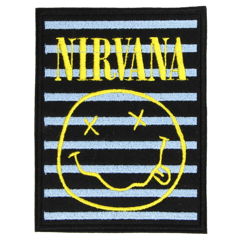 Нашивка с вышивкой группы Nirvana