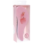 Расческа массажная компактная «ЭКЛЕР», микс 4 дизайна, 18*7,5см (PVC коробка)