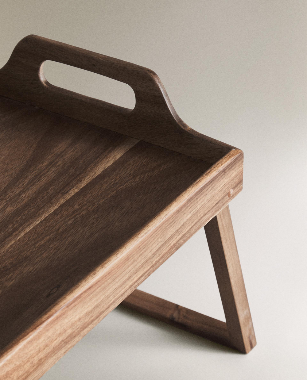 Zara Home Поднос из дерева, цвет бежевый, 52 см