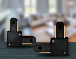 Ambrella Коннектор угловой однофазный для соединения трековых шинопроводов Track System GL7071