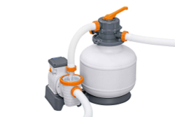 Стальной бассейн Bestway Hydrium Pool Set 732х366х132 см + песочный ф/насос 5678 л/ч, лестница, тент, подстилка (561CW BW)