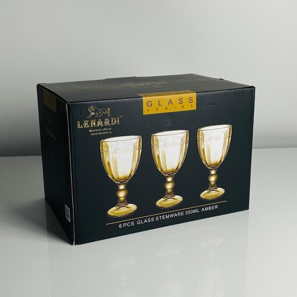 Lenardi 588-608 Набор из 6 бокалов 350мл в под.уп.(х4)Стекло