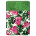 Обложка-карман для проездных документов, карт, пропусков "Tropic", 100х65 мм, ПВХ, фотопечать ассорти, STAFF, 237595