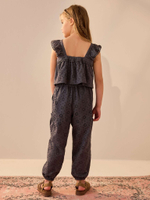 Топ и брюки в комплекте для девочки Next AB1-565, Темно-серый