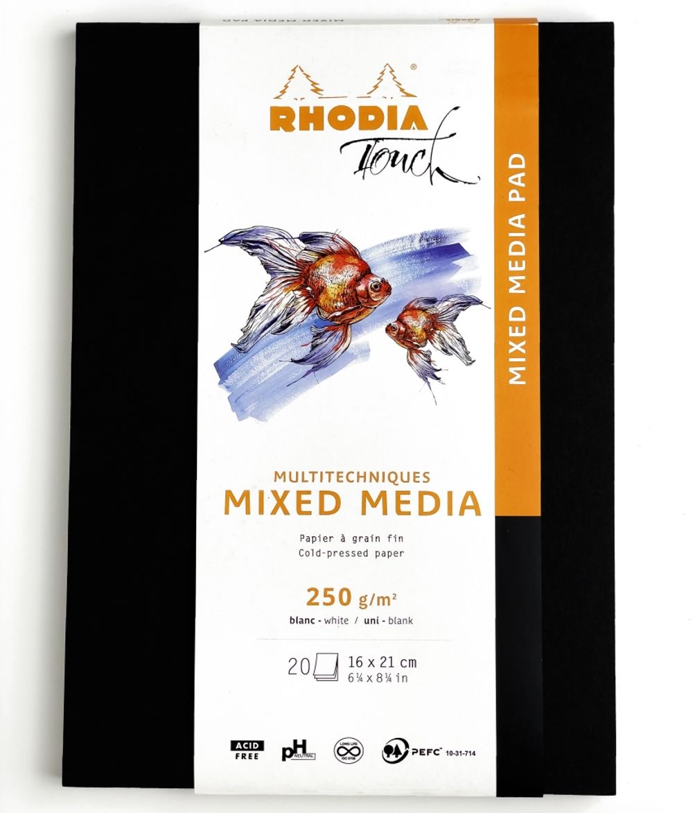 Скетчбук для смешанных техник Rhodia Touch (116187C) 3