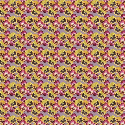 Seamless floral pattern. Watercolor pansy flowers. Print textile. Анютины глазки