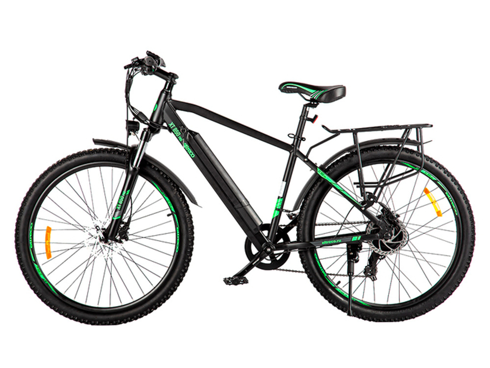 Электровелосипед Eltreco XT 850 Pro (серо-зеленый)