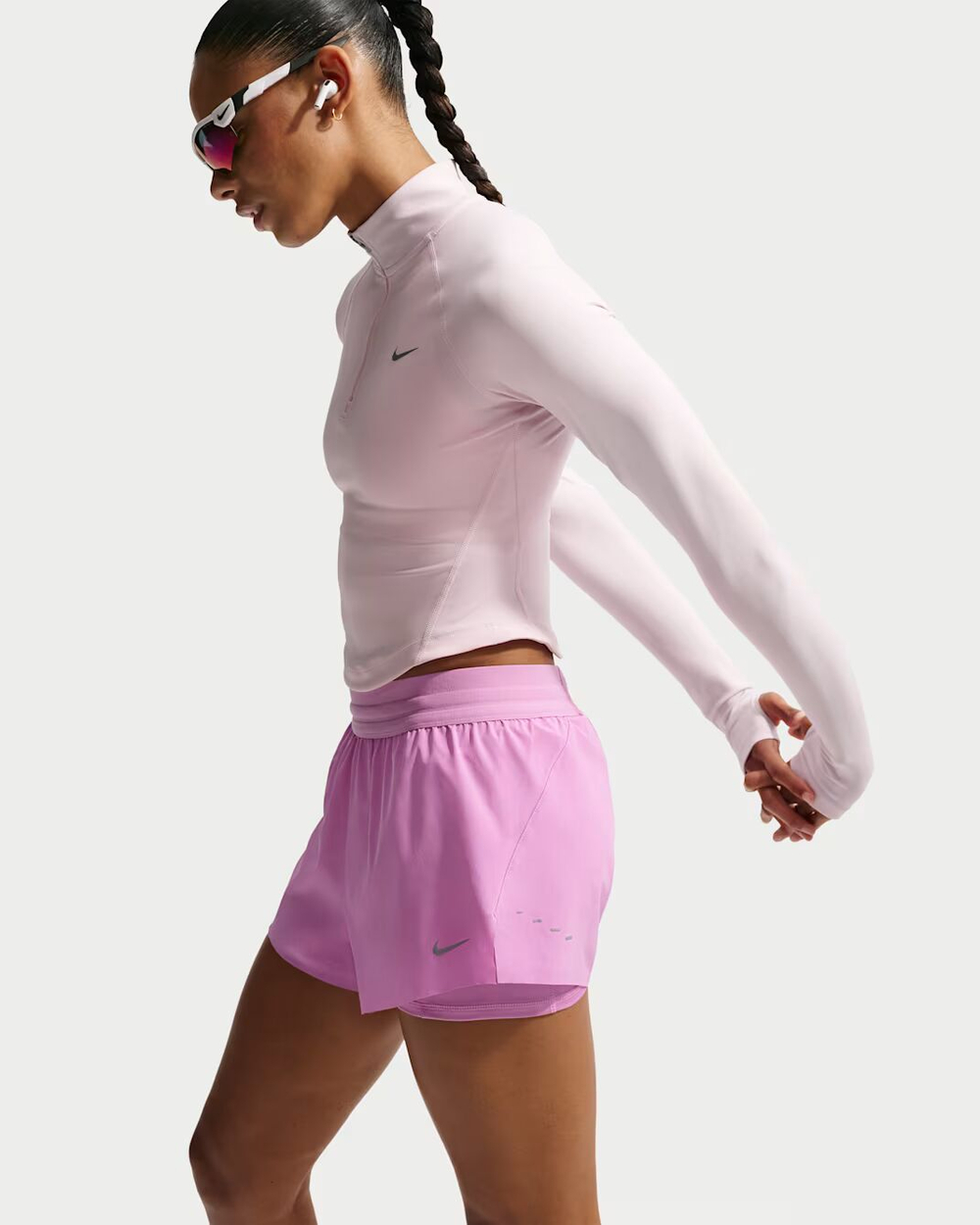 Nike Swift Dri-FIT Normal Belli 2-в-1 Женские шорты для бега - NIKE