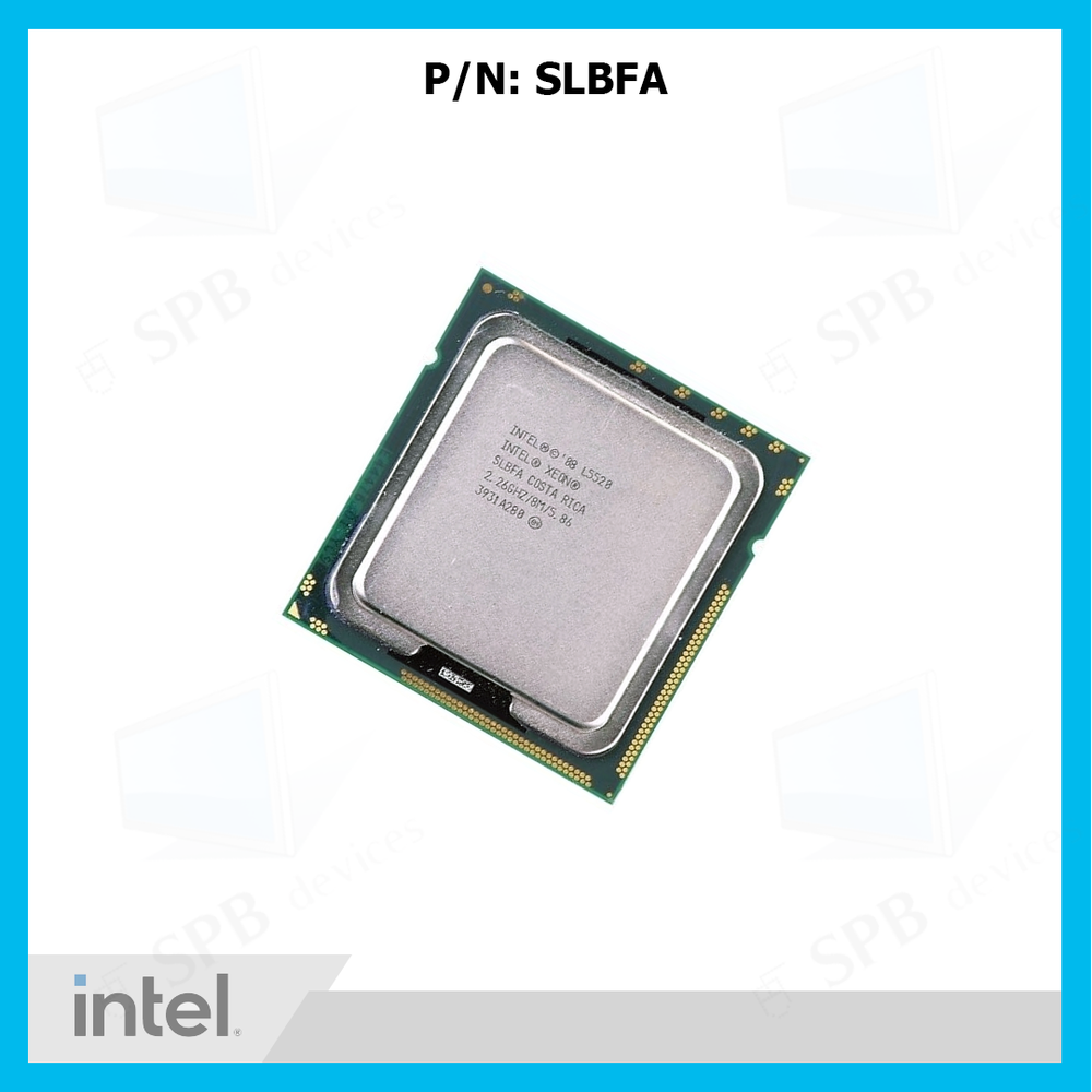 Процессор Intel Xeon L5520 Gainestown (2267MHz, LGA1366, L3 8192Kb), oem SLBFA