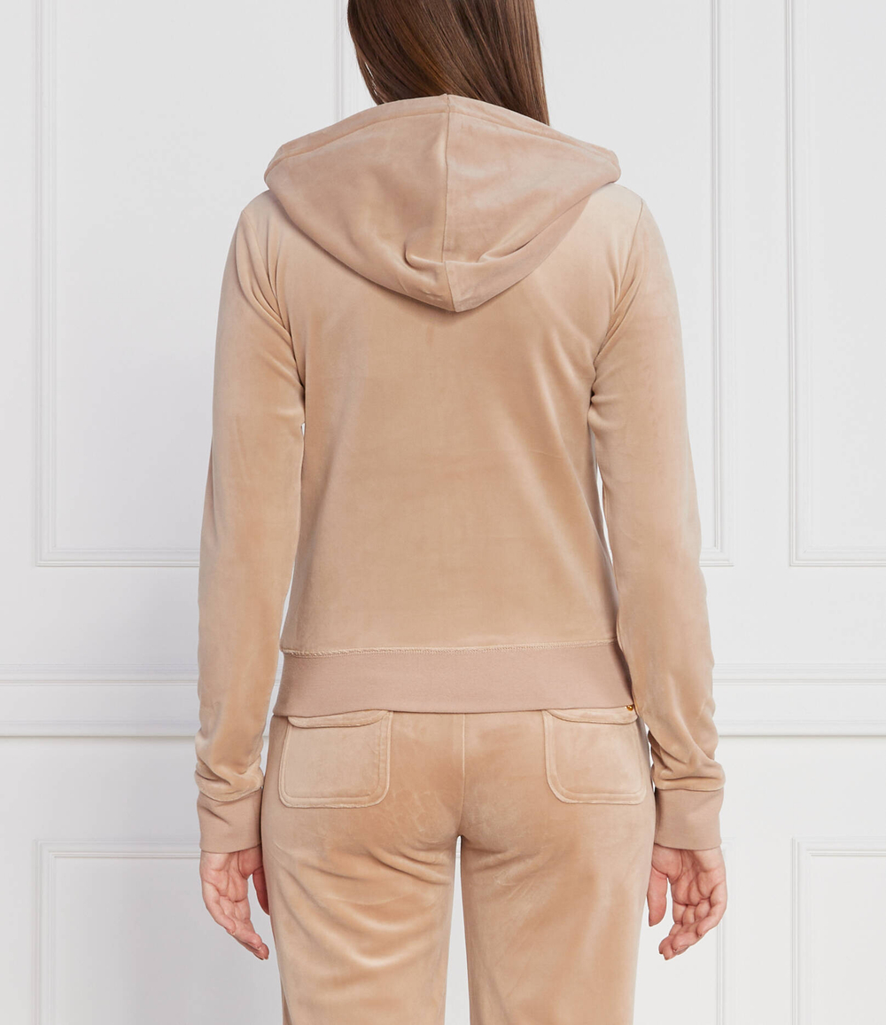 Худи Robertson Classic Velour Zip Trough Hoodie GOLD HW Juicy Couture - бежевый(JCAP176G)