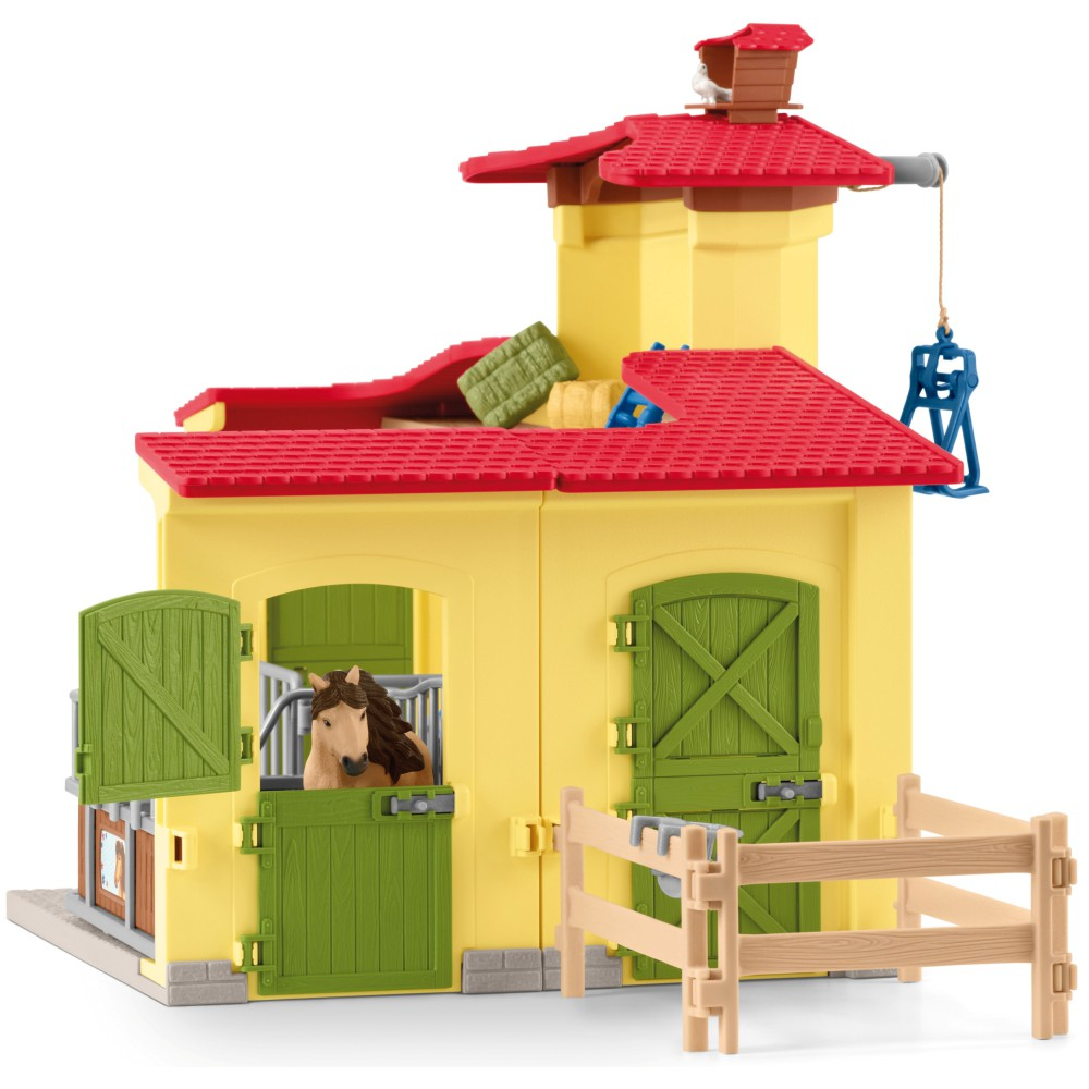Schleich Farm World - Коробка для лошади + исландская пони 42609