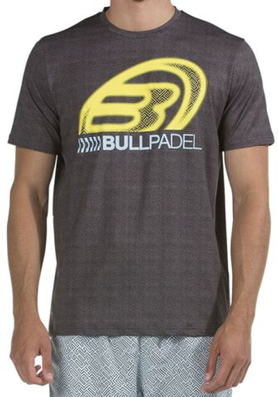 Мужская теннисная футболка Bullpadel Carara - negro vigore