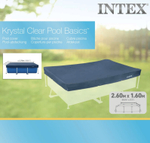Тент для каркасного бассейна Intex 28036, защитный чехол-накидка